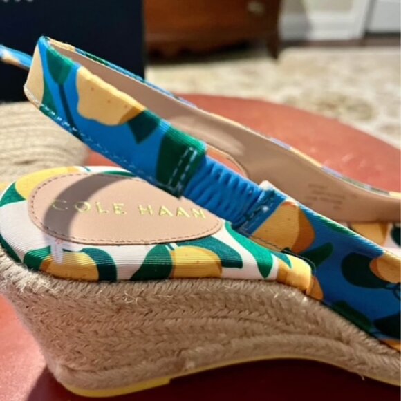 Cole Haan Slingback Wedges, Size 8, New and in the Box - Picture 6 of 10